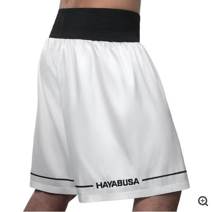 Fightshorts de Boxeo Hayabusa Pro (Blanco) (Disponible por Encargo)