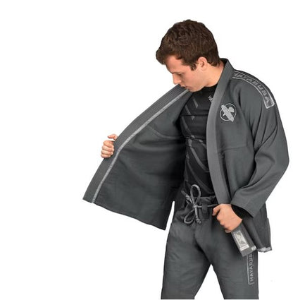 Uniforme de Jiujitsu Brasileño Liviano Hayabusa Lightweight (Gris) (Disponible por Encargo)