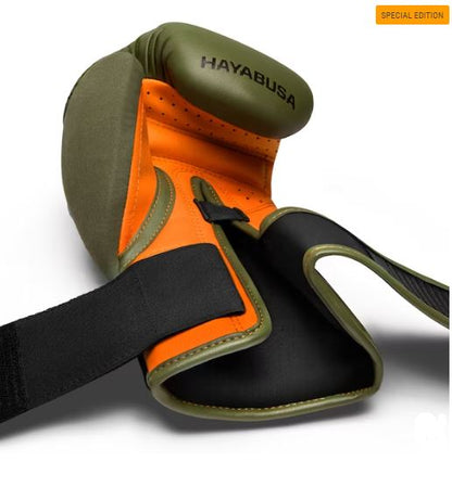 Guantes de Box Hayabusa T3 Edición Especial (Verde / Anaranjado) (Disponible por Encargo)