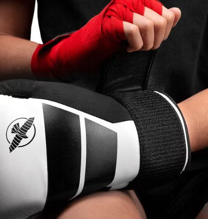 Guantes de Box Hayabusa S4 para Niños (Blanco / Negro) (Disponible por Encargo)