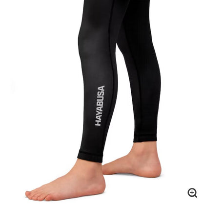 Spats (Licra Larga) para Niños Hayabusa Geo (Negro/ Gris) (Disponible por Encargo)