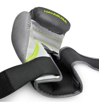 Guantes de Box Hayabusa T3 (Gris / Verde) (Disponible por Encargo)
