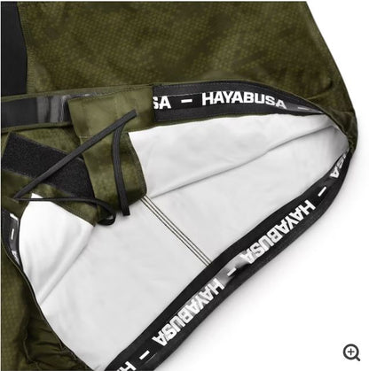 Fightshorts Hayabusa Hexagon (Largos) (Verde) (Disponible por Encargo)