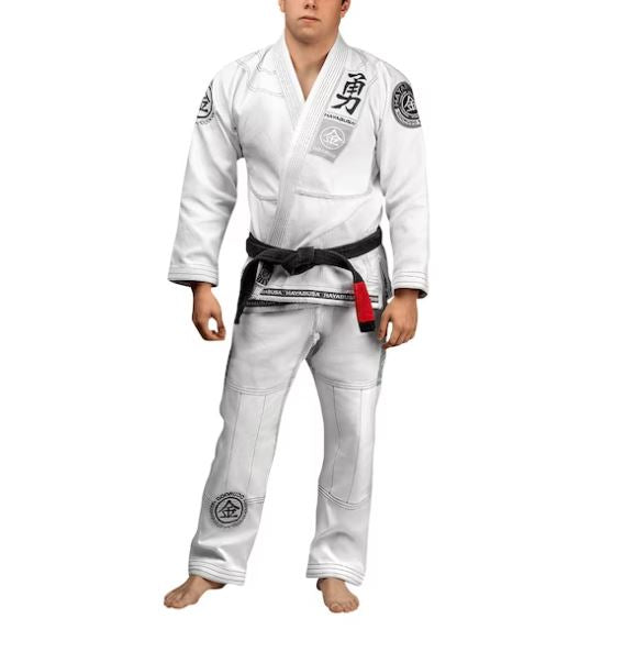 Uniforme de Jiujitsu Brasileño Hayabusa Goorudo 3 (Blanco) (Disponible por Encargo)