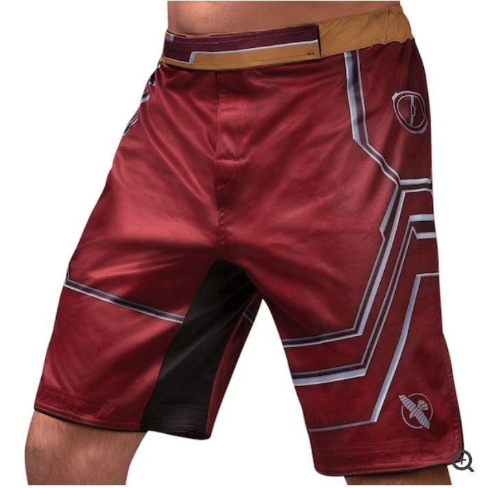 Fightshorts Hayabusa Edición Iron Man (Marvel) (Disponible por Encargo)