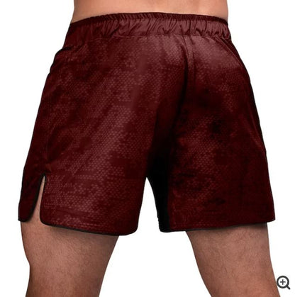 Fightshorts Hayabusa Hexagon (Cortos) (Rojo) (Disponible por Encargo)