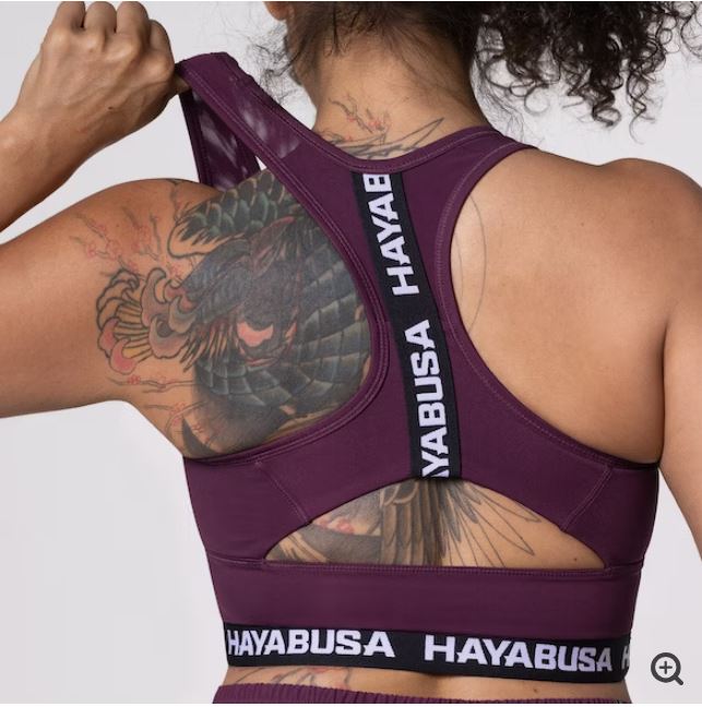 Sports Bra Hayabusa Crossback (Morado) (Disponible por Encargo)