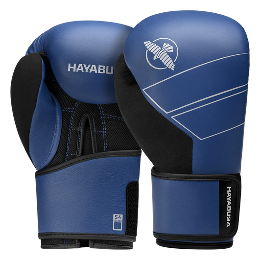 Guantes de Box Hayabusa S4 (Cuero) (Azul) (Disponible en Costa Rica y por Encargo)