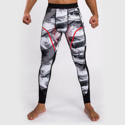 Licra Larga Venum Electron 3.0 (Gris / Rojo) (Disponible por en Costa Rica y Encargo)