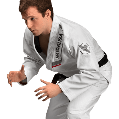 Uniforme de Jiujitsu Brasileño Liviano Hayabusa Ultra-Lightweight (Blanco) (Disponible por Encargo)