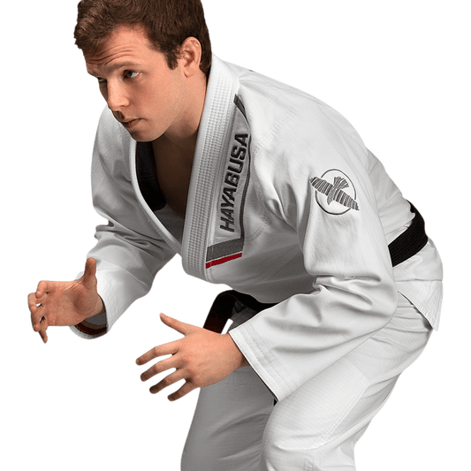 Uniforme de Jiujitsu Brasileño Liviano Hayabusa Ultra-Lightweight (Blanco) (Disponible por Encargo)