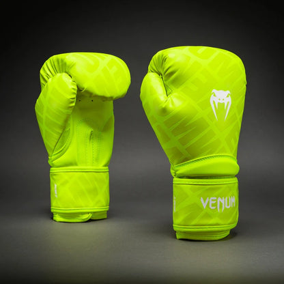 Guantes de Box Venum Contender 1.5 XT 3D (Amarillo Neón / Blanco) (Disponible en Costa Rica)