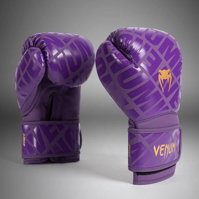 Guantes de Box Venum Contender 1.5 XT (Morado / Amarillo) (Disponible en Costa Rica)