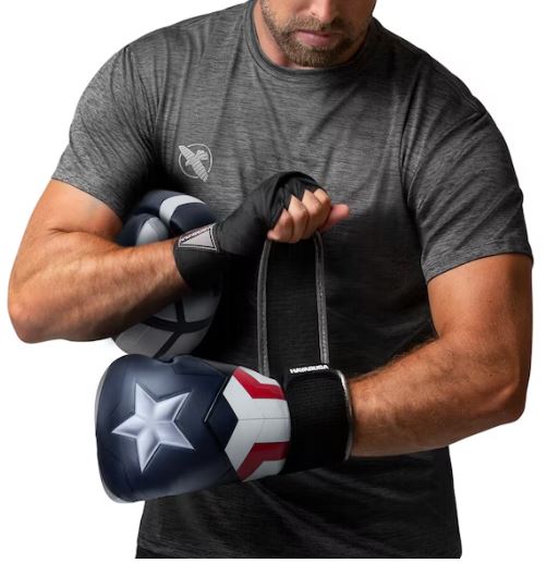 Guantes de Box Hayabusa T3 Edición Capitán América Sam Wilson (Marvel) (Disponible por Encargo)
