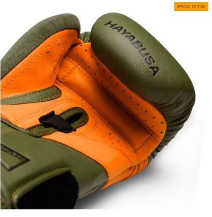 Guantes de Box Hayabusa T3 Edición Especial (Verde / Anaranjado) (Disponible por Encargo)