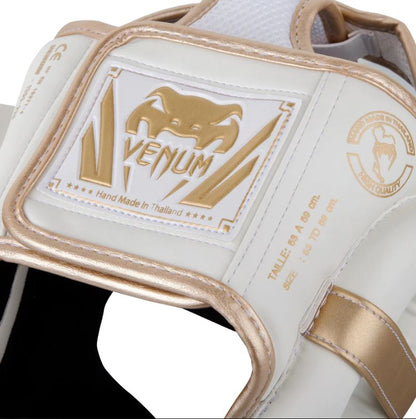 Careta Venum Elite (Blanco / Dorado) (Disponible por Encargo)