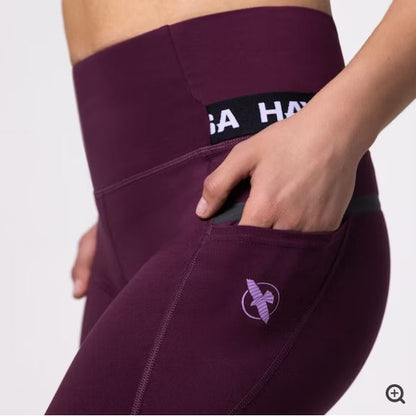 Licras de Entrenamiento Hayabusa Rise 3/4 (Morado) (Disponible por Encargo)