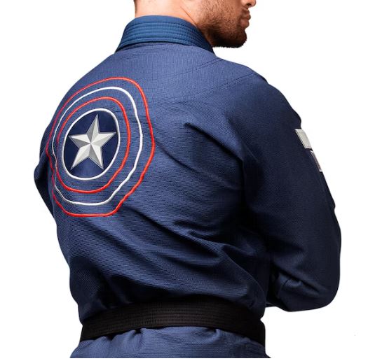 Uniforme de Jiujitsu Brasileño Hayabusa Capitán América (Marvel) (Disponible por Encargo)