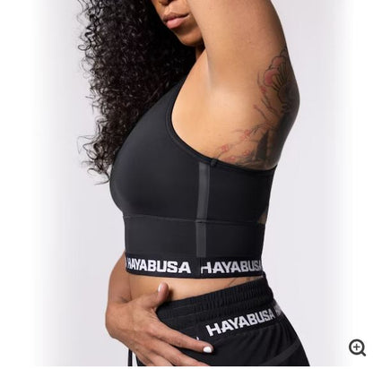 Sports Bra Hayabusa Crossback (Negro) (Disponible por Encargo)
