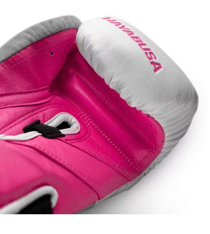 Guantes de Box Hayabusa T3 (Blanco / Rosado) (Disponible por Encargo)