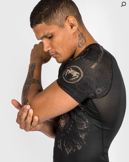Rashguard Manga Corta Venum Santa Muerte Dark Side (Disponible por Encargo)
