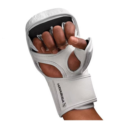 Guantes de MMA Hayabusa T3 (Sparring) (Blanco / Negro) (Disponible por Encargo)