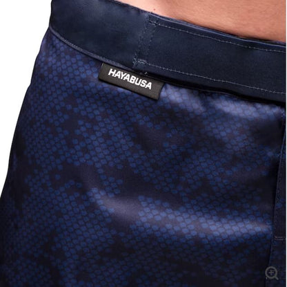 Fightshorts Hayabusa Hexagon (Cortos) (Azul) (Disponible por Encargo)
