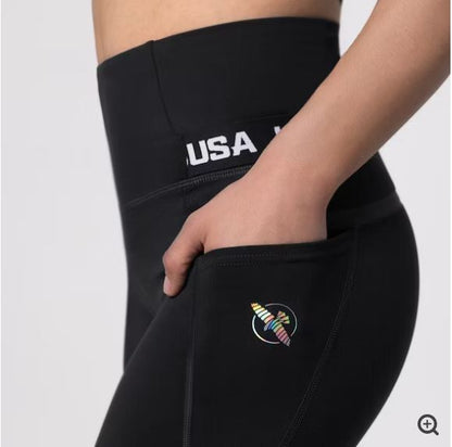 Licras de Entrenamiento Hayabusa Rise 3/4 (Negro) (Disponible por Encargo)