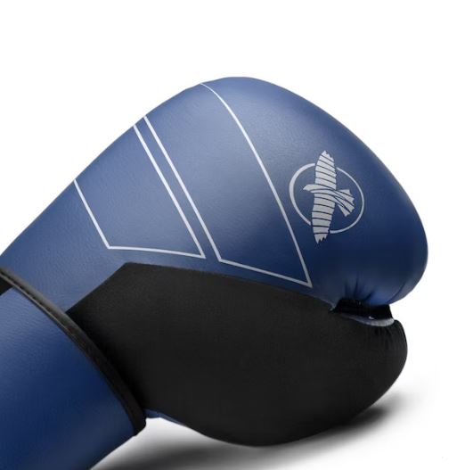 Guantes de Box Hayabusa S4 (Cuero) (Azul / Negro) (Disponible por Encargo)