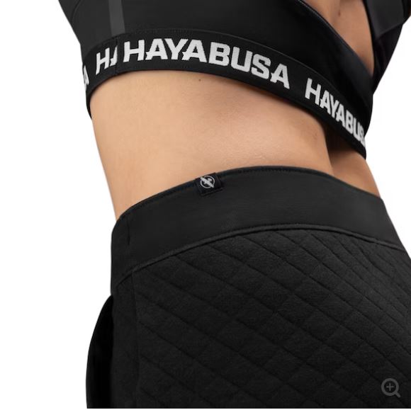 Shorts de Entrenamiento Hayabusa Quilted (Negro) (Disponible por Encargo)