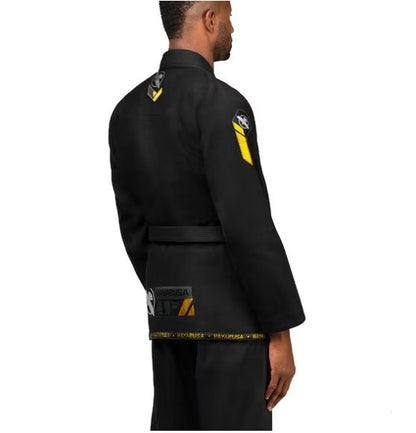 Uniforme de Jiujitsu Brasileño Liviano Hayabusa Ascend (Negro) (Disponible por Encargo)