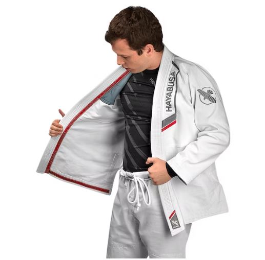 Uniforme de Jiujitsu Brasileño Liviano Hayabusa Ultra-Lightweight (Blanco) (Disponible por Encargo)