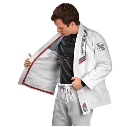 Uniforme de Jiujitsu Brasileño Liviano Hayabusa Ultra-Lightweight (Blanco) (Disponible por Encargo)