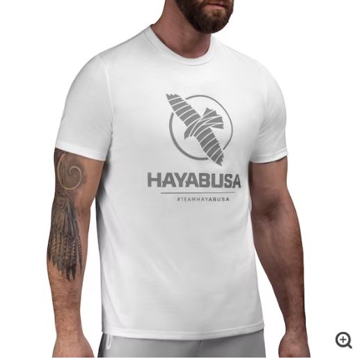 Camiseta de Hombre Hayabusa VIP (Blanco) (Disponible por Encargo)