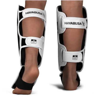 Espinilleras para Niño Hayabusa S4 (Blanco / Negro) (Disponible por Encargo)