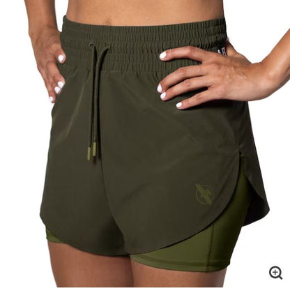 Shorts de Entrenamiento Hayabusa Performance (Verde) (Disponible por Encargo)
