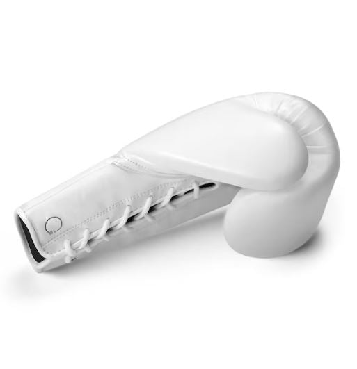 Guantes de Box Hayabusa Pro con Cierre con Cordón (Blanco) (Disponible por Encargo)