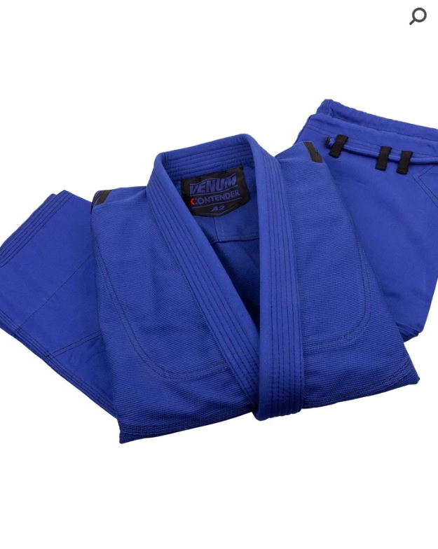 Uniforme de Jiujitsu Brasileño Venum Contender Evo (Azul) (Disponible por Encargo)