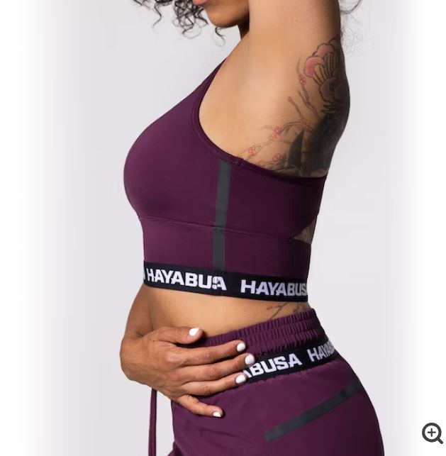 Sports Bra Hayabusa Crossback (Morado) (Disponible por Encargo)