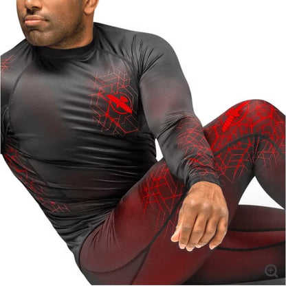 Spats (Licra Larga) Hayabusa Geo (Rojo) (Disponible por Encargo)