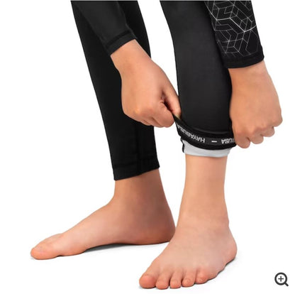 Spats (Licra Larga) para Niños Hayabusa Geo (Azul) (Disponible por Encargo)