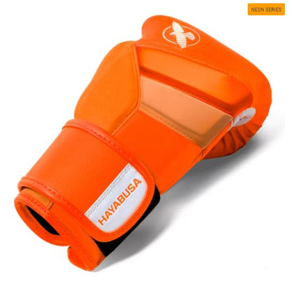 Guantes de Box Hayabusa T3 para Niños Neón (Anaranjado / Blanco) (Disponible por Encargo)