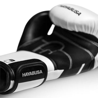 Guantes de Box Hayabusa S4 (Blanco / Negro) (Disponible por Encargo)