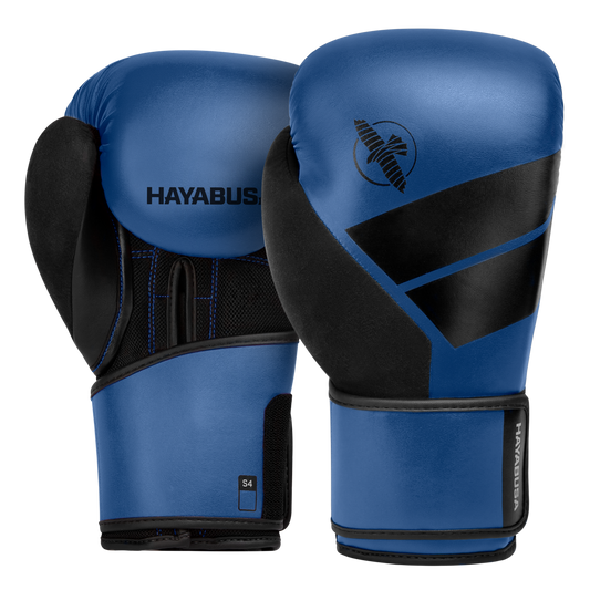 Guantes de Box Hayabusa S4 (Azul / Negro) (Disponible por Encargo)