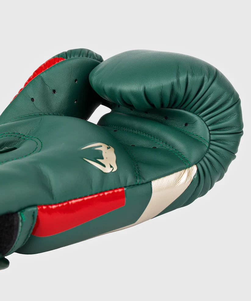 Guantes de Box Venum Elite (Verde / Dorado) (Edición Especial)  (Disponible por Encargo)