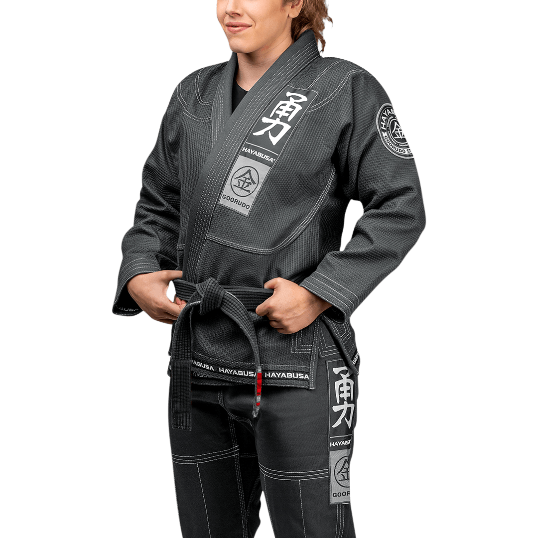 Uniforme de Jiujitsu Brasileño Hayabusa Goorudo 3 (Gris) (Disponible por Encargo)