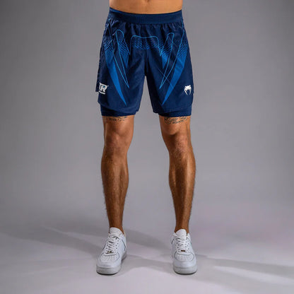 Shorts de Entrenamiento para Hombre Venum x Top Rank (Azul) (Disponible en Costa Rica)