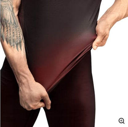 Rashguard Manga Corta Hayabusa Geo (Rojo) (Disponible por Encargo)