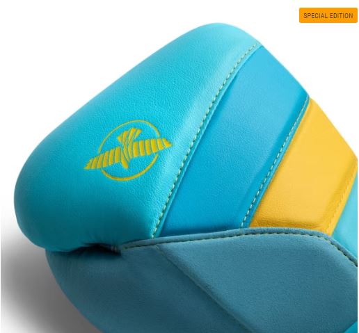 Guantes de Box Hayabusa T3 Edición Especial (Celeste / Amarillo) (Disponible por Encargo)