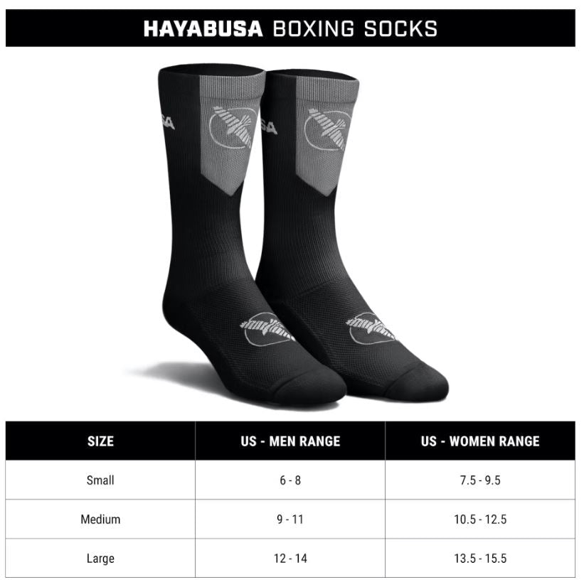 Medias de Box Hayabusa Pro (Negro) (Disponible por Encargo)